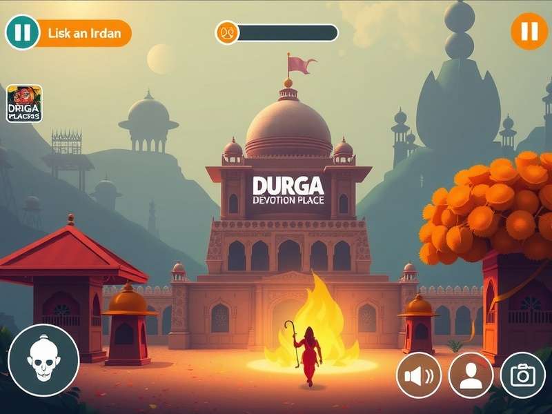 Durga Devotion Place Community Event